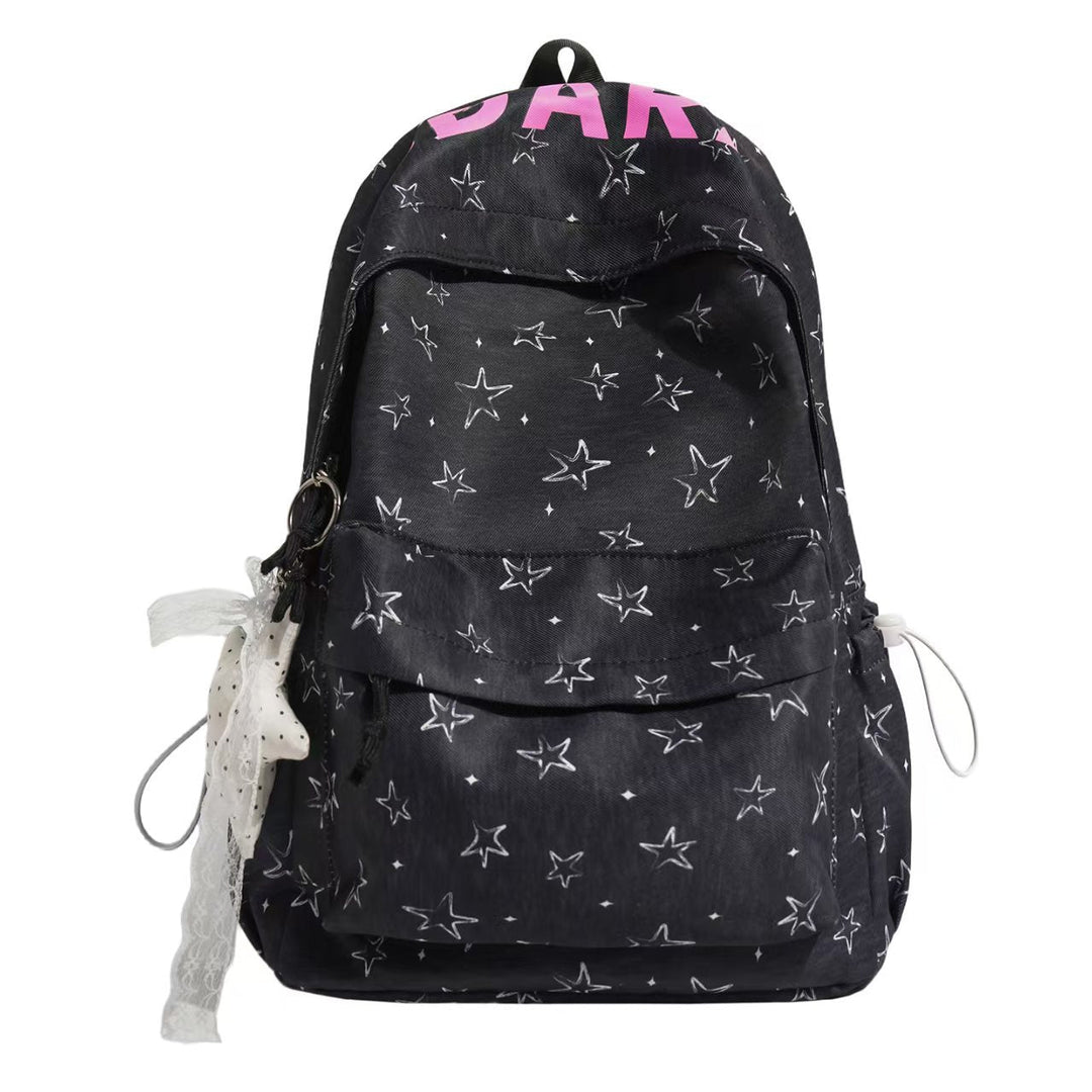Star-Patterned Adventure Backpack