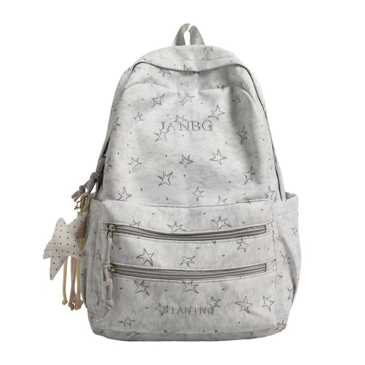 Star Print Casual Backpack