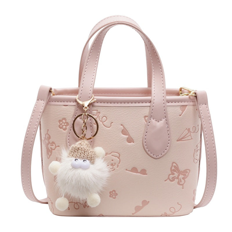 Ladies Mini Handbag with Cute Pendant