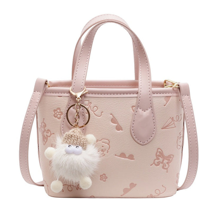 Ladies Mini Handbag with Cute Pendant