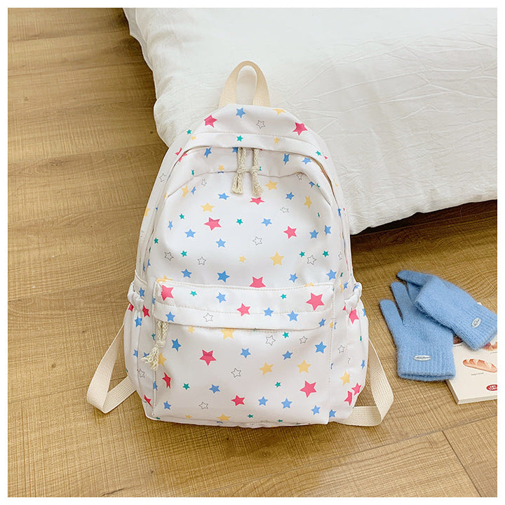 Star-Patterned Lightweight Backpack