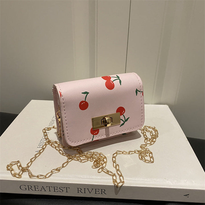 Ladies Mini Clutch with fruity cherry design
