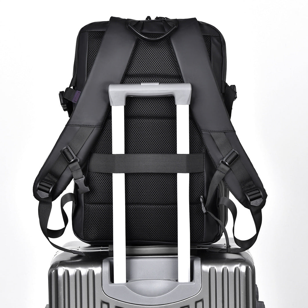 Urban backpack with waterproof material and innovative storage