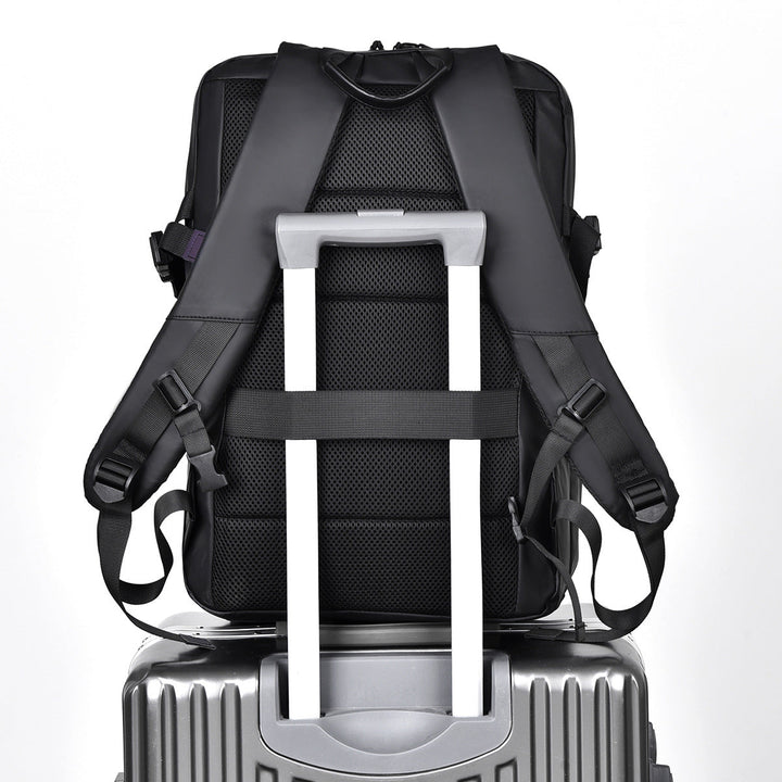 Urban backpack with waterproof material and innovative storage