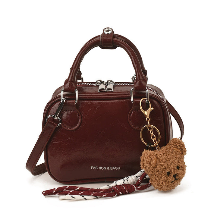 Women's Mini Handbag with Cute Charm