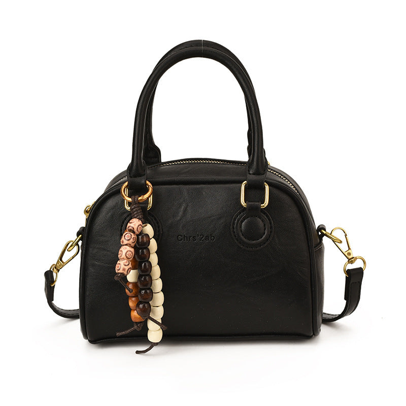 Ladies Mini Handbag with Playful Pendant