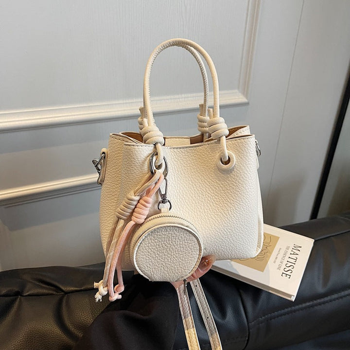 Ladies mini handbag with removable coin pouch