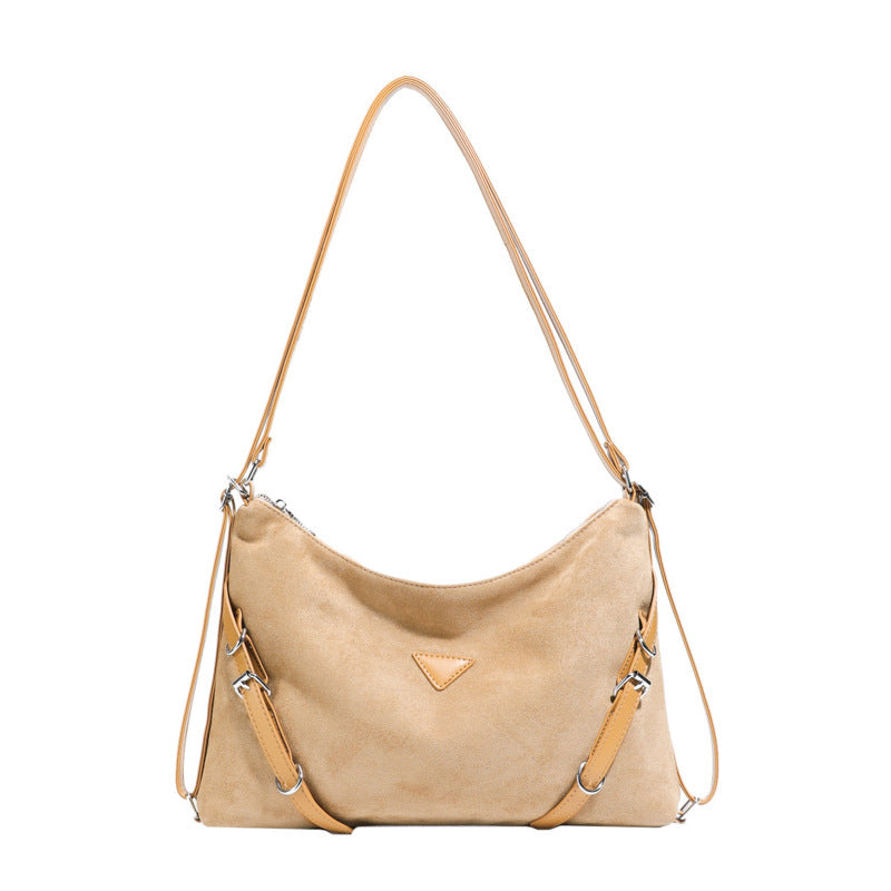 Women's shoulder bag with removable shoulder strap and modern design