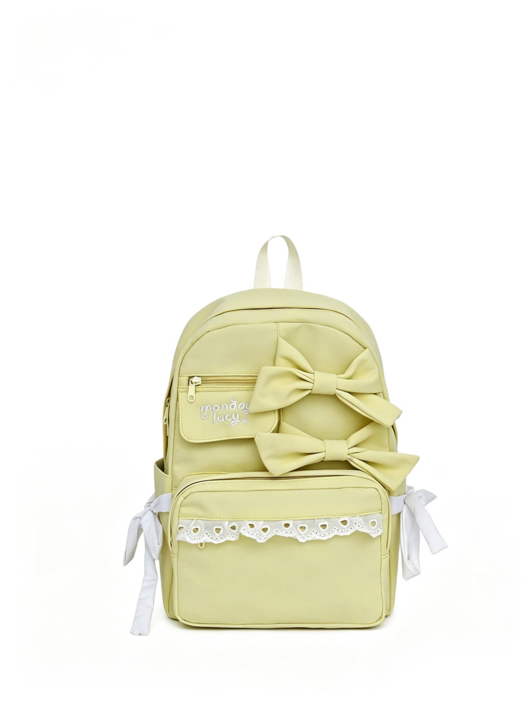 Cute Bow-Accent School Backpack