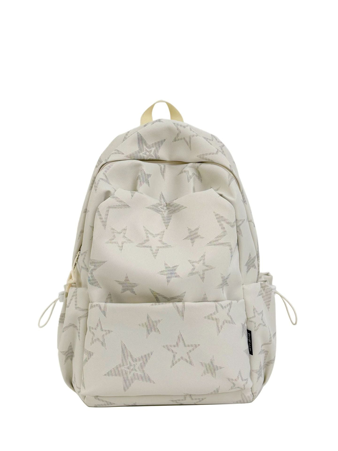 Star-Embroidered Casual School Backpack