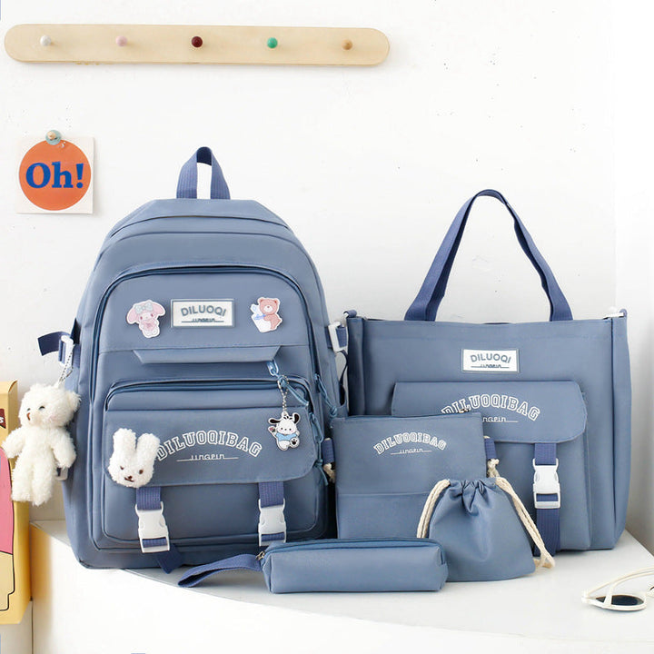 Versatile All-in-One School Backpack and Tote Set