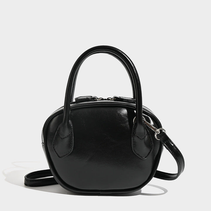 Women's Mini Handbag with Luxurious Leather Accents