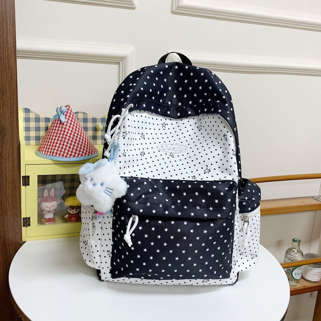 Star-Printed Children's Backpack