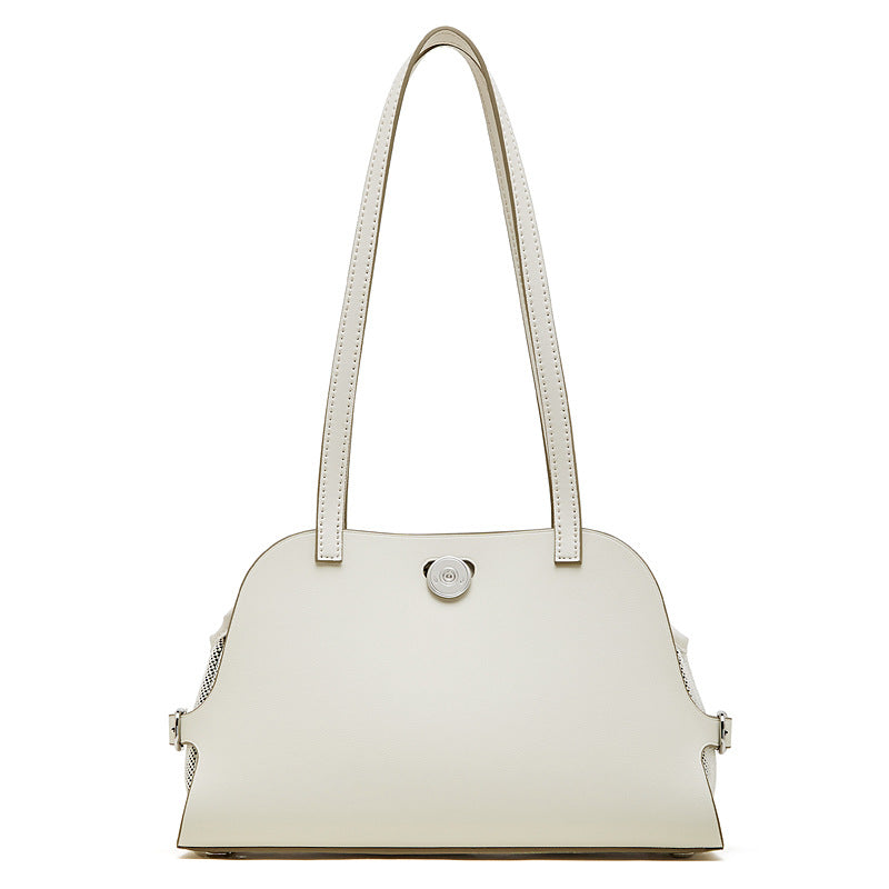 Women's tote bag with stylish design and practical compartments