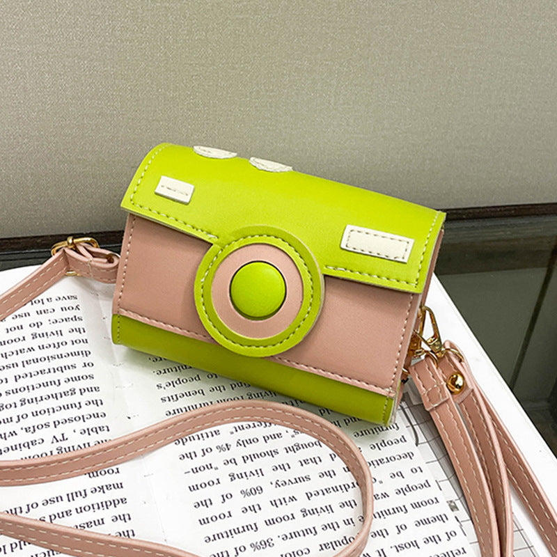 Women’s mini handbag with playful flap closure