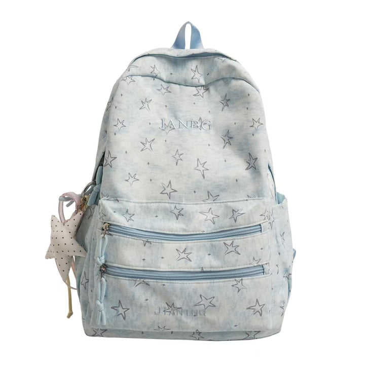 Star Print Casual Backpack