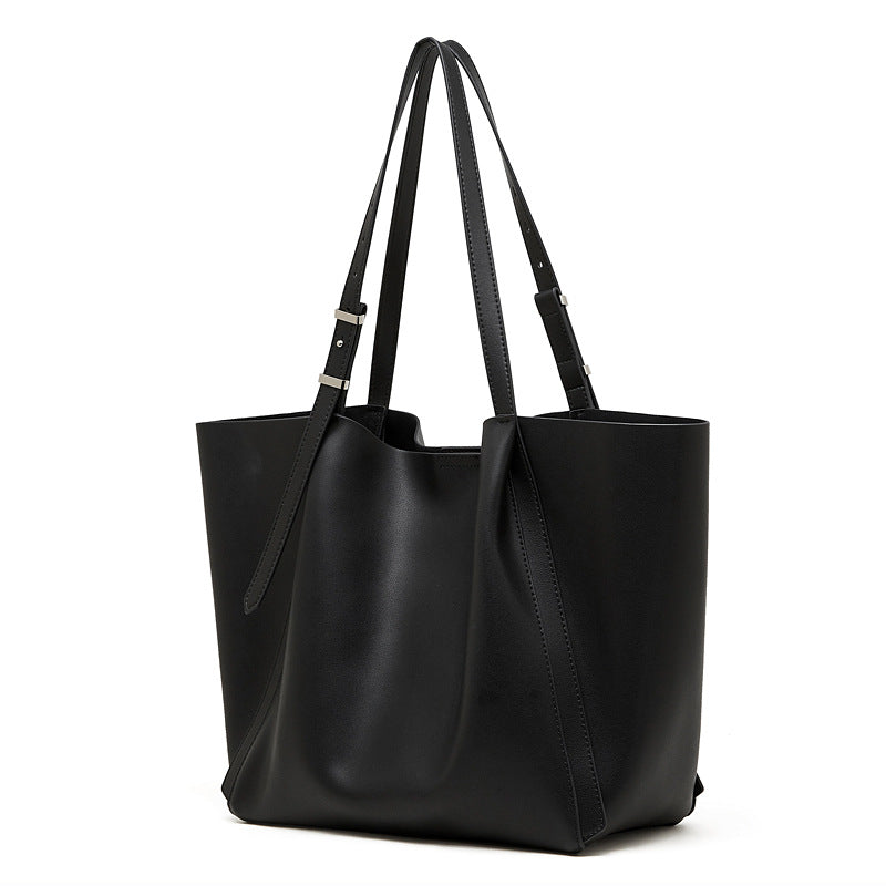 Women's tote bag with elegant design and removable shoulder strap
