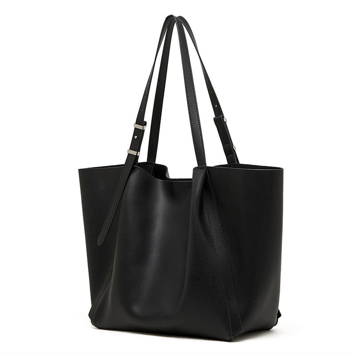 Women's tote bag with elegant design and removable shoulder strap