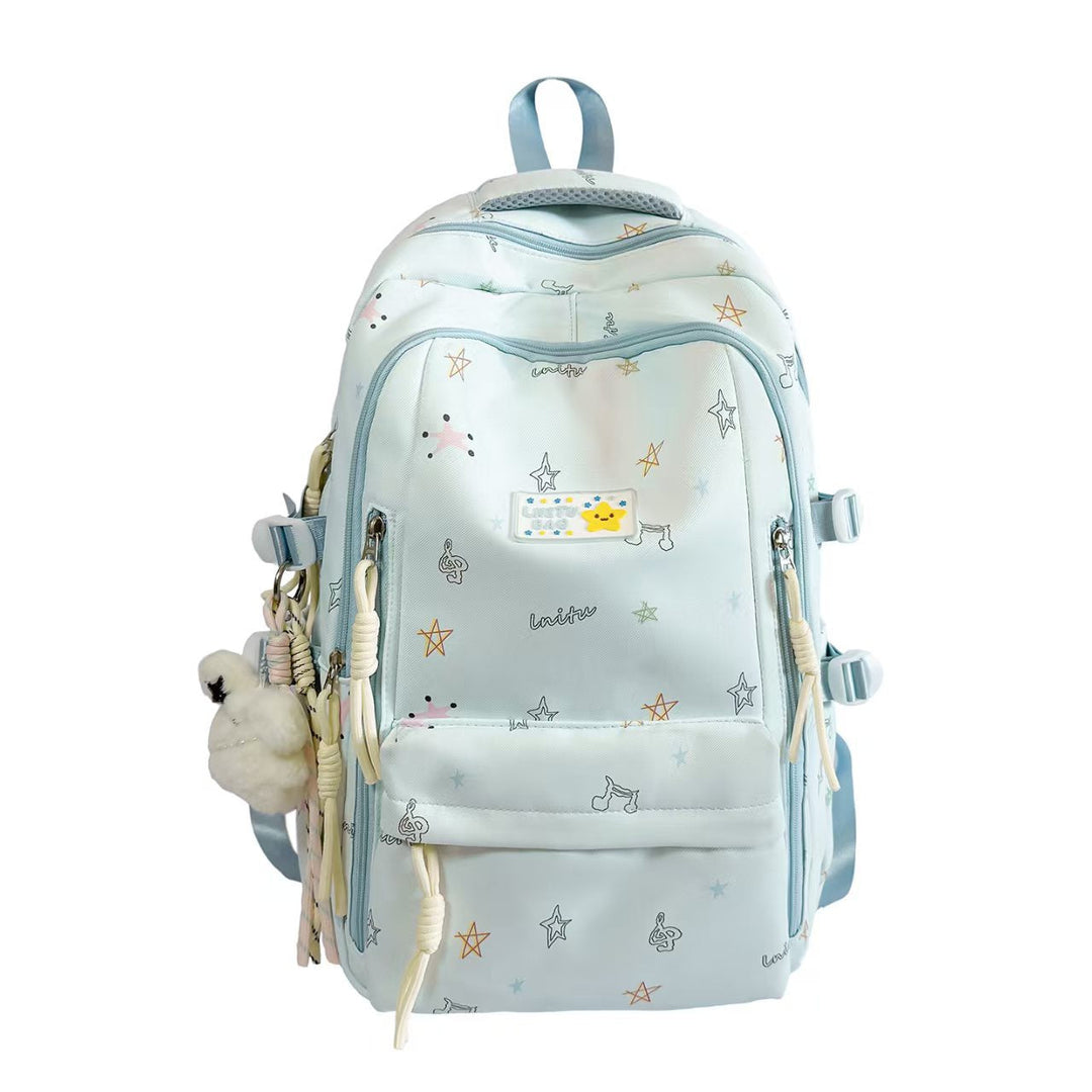 Star-Patterned Multi-Function Backpack