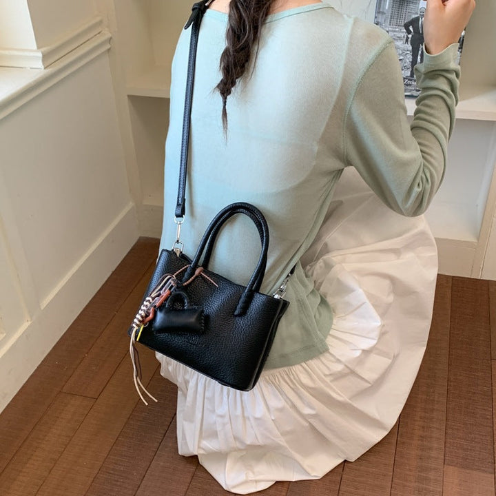 Women Mini-Handbag with fashionable drawstring