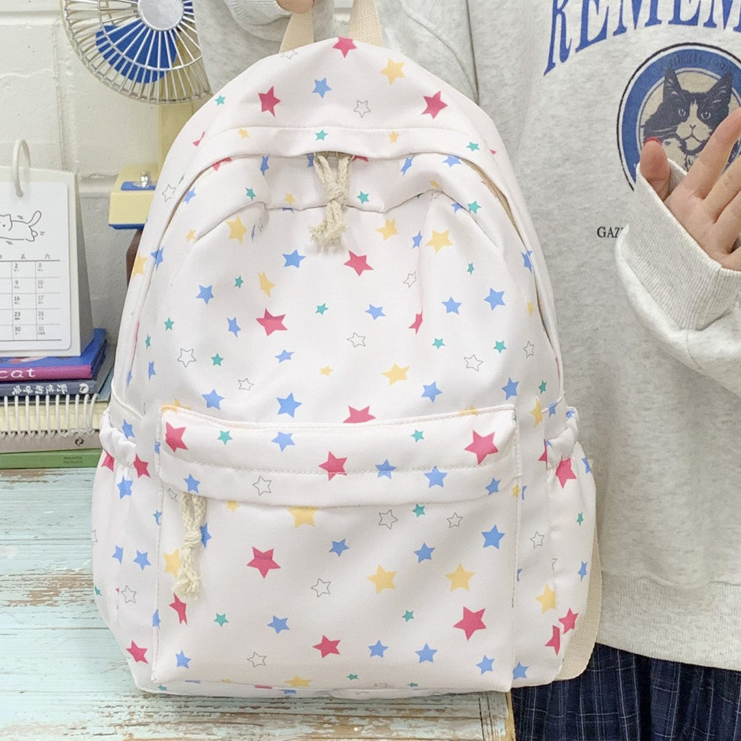 Star-Patterned Lightweight Backpack