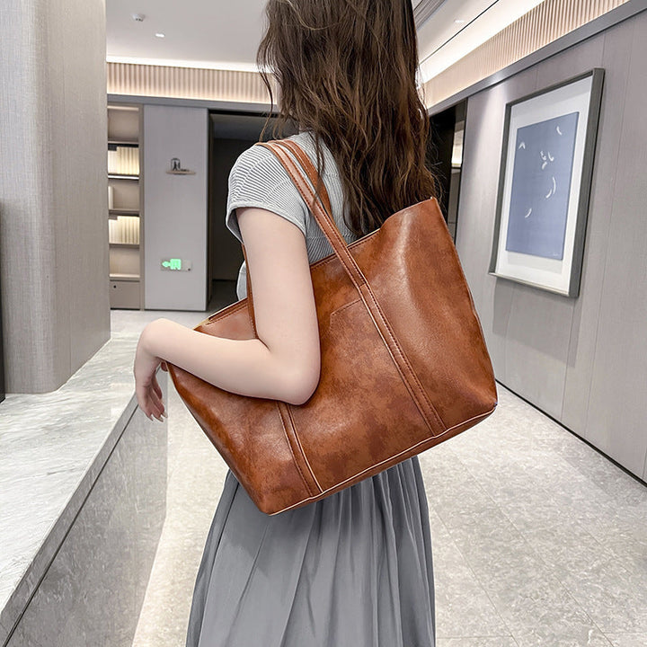 Women's Tote Bag Set with Multifunctional Compartments