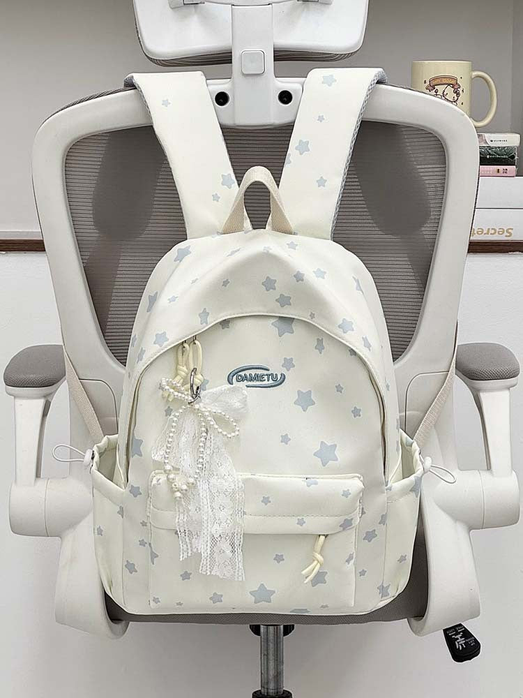 Star-Patterned Lightweight Backpack