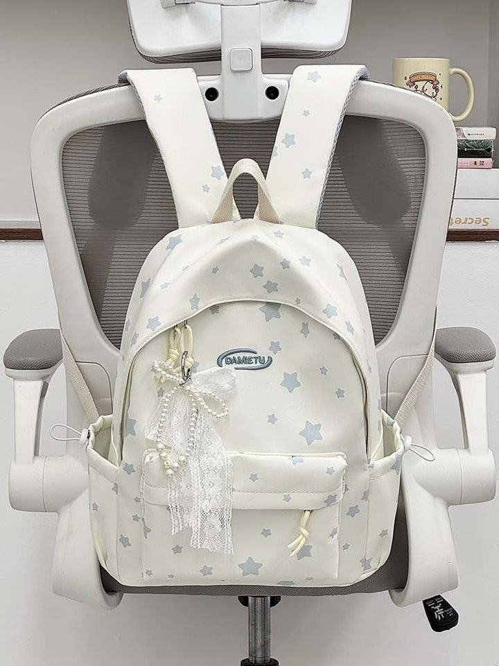 Star-Patterned Lightweight Backpack