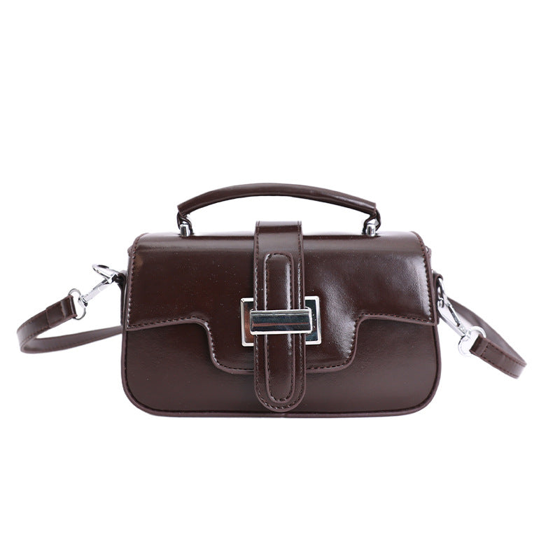 Women's handbag made of high-quality faux leather with detachable shoulder strap