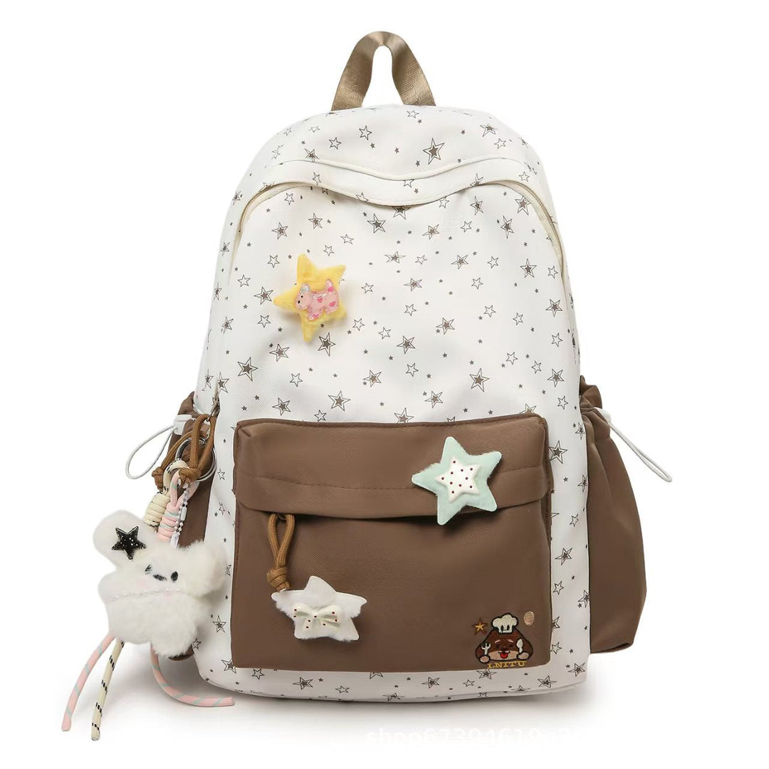 Star-themed Plush Backpack