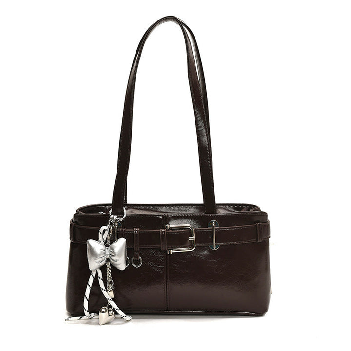 Women's mini handbag with removable charm