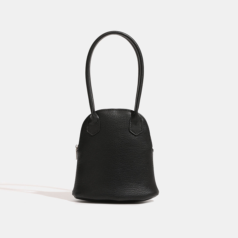 Women's mini handbag in modern design with practical zipper