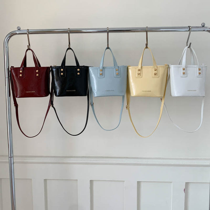 Ladies Mini-Handbag with elegant carry handle and practical inner compartment