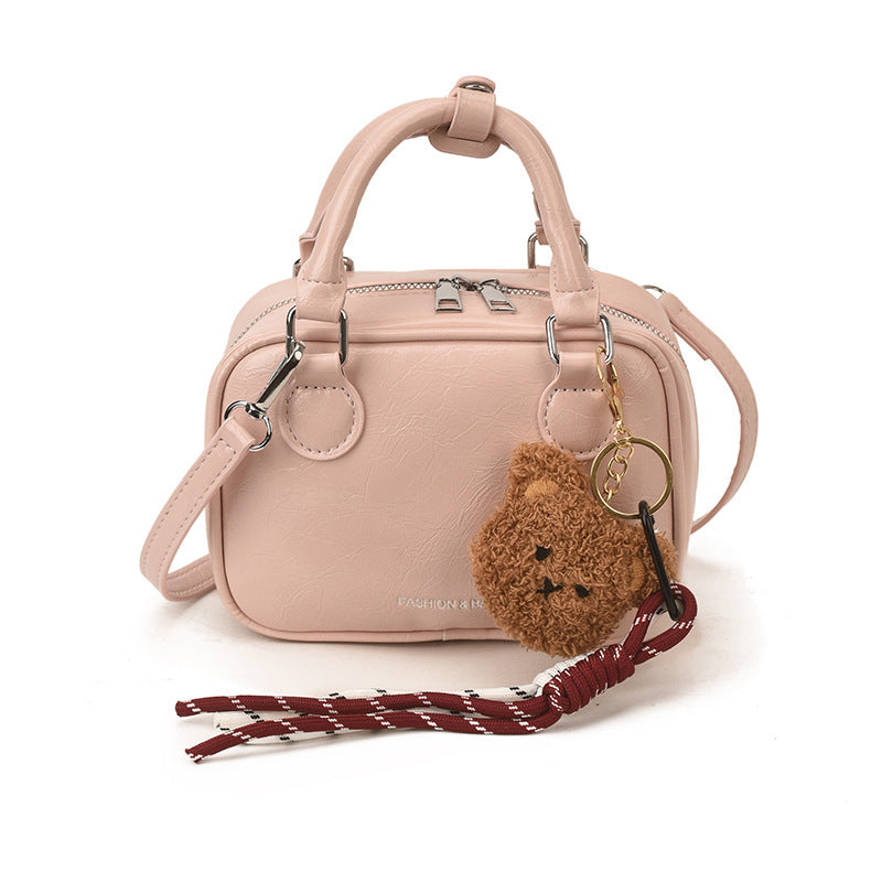 Women's Mini Handbag with Cute Charm
