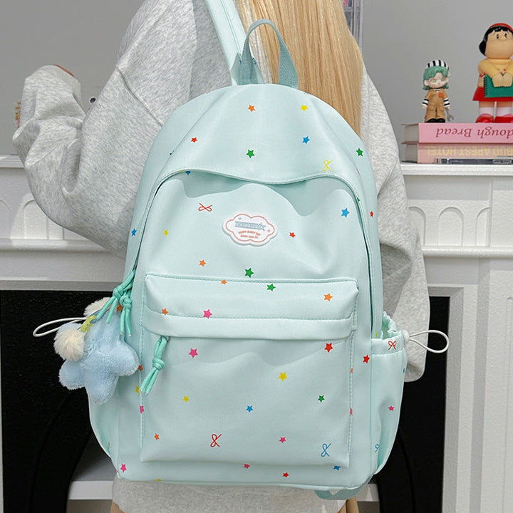 Star Patterned Casual Backpack