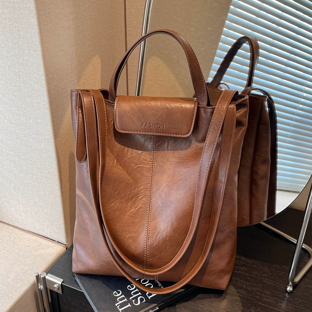 Women's high-quality leather tote bag
