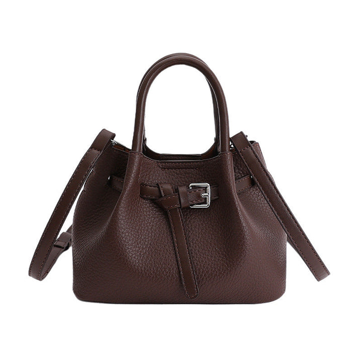 Women Designer Bucket Bag with playful animal charm