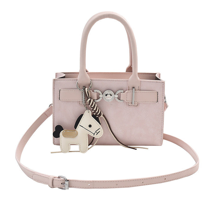 Ladies Mini Handbag with Charming Pendant