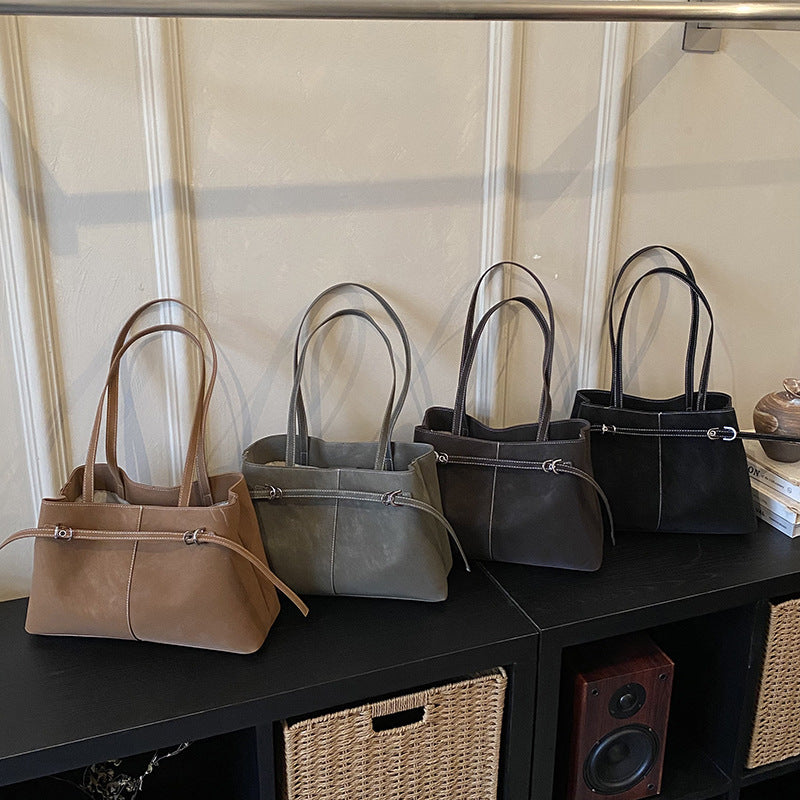 Women's Tote Bag made of high-quality synthetic leather with elegant shoulder strap