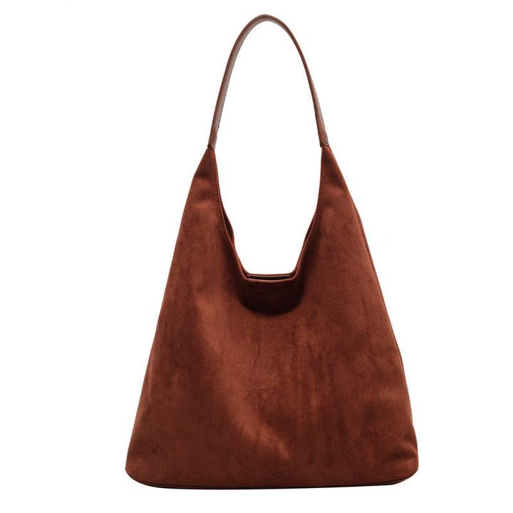 Ladies Suede Shoulder Bag