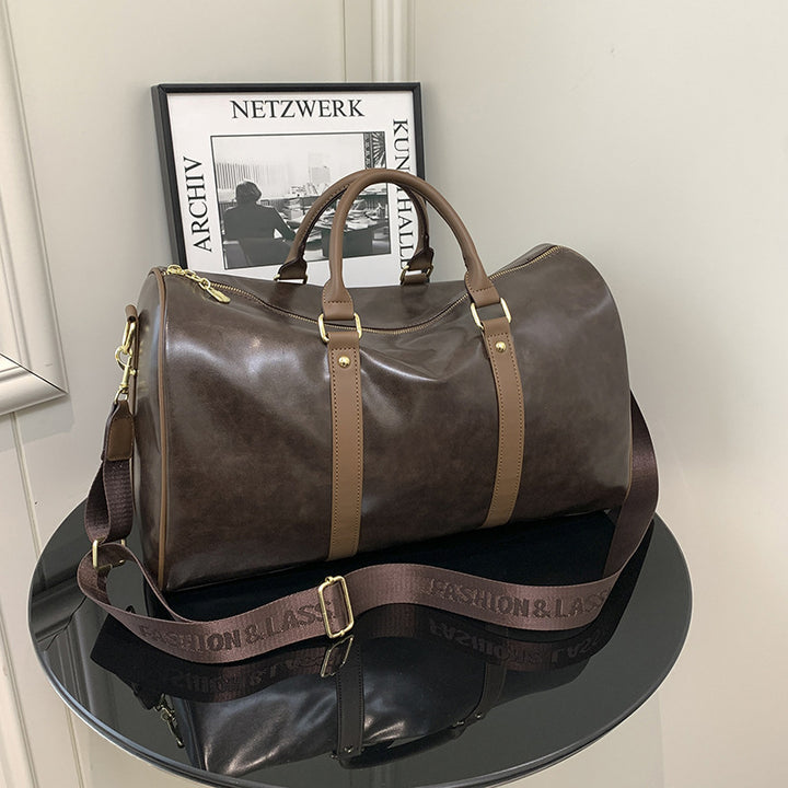 Premium Leather Travel Duffle Bag Cardanzo