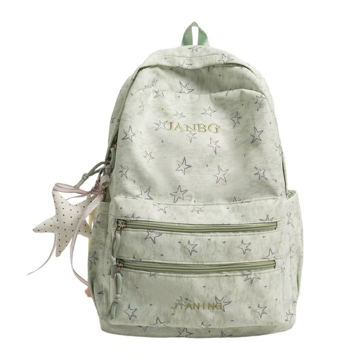 Star Print Casual Backpack