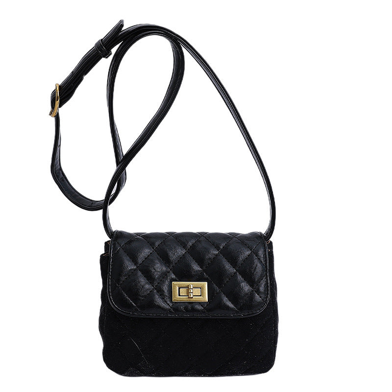 Women elegant shoulder bag with matte finish and textured design