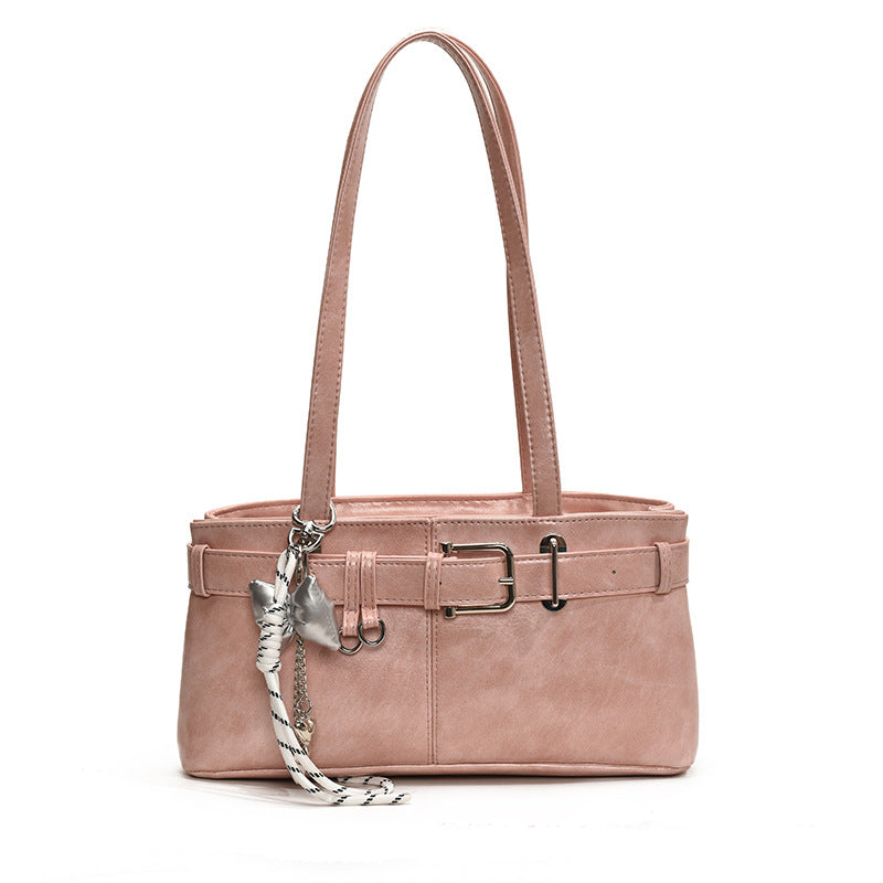 Women's mini handbag with removable charm
