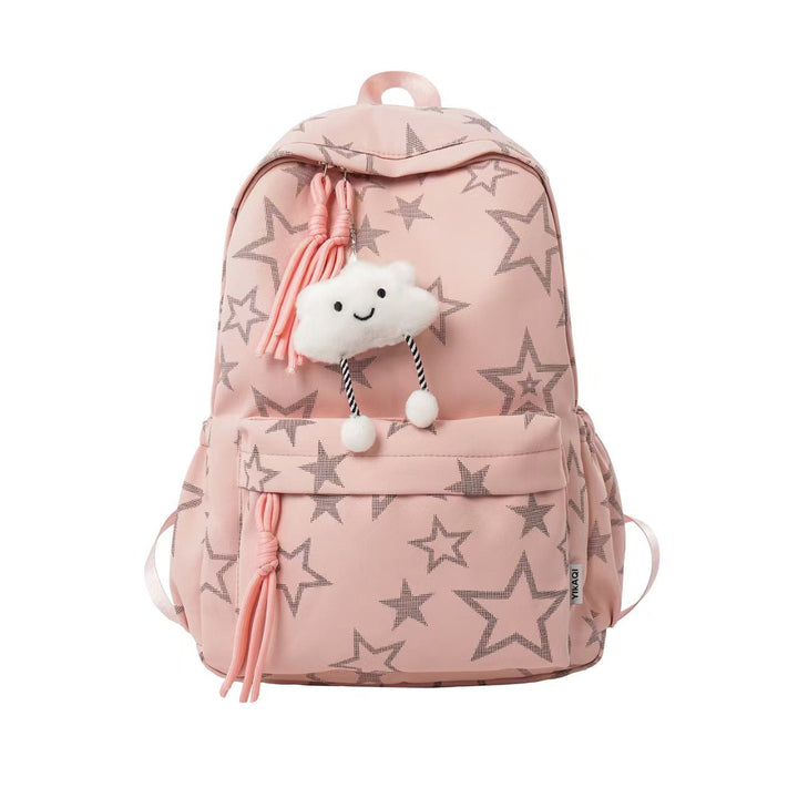 Star-Printed Playful Backpack