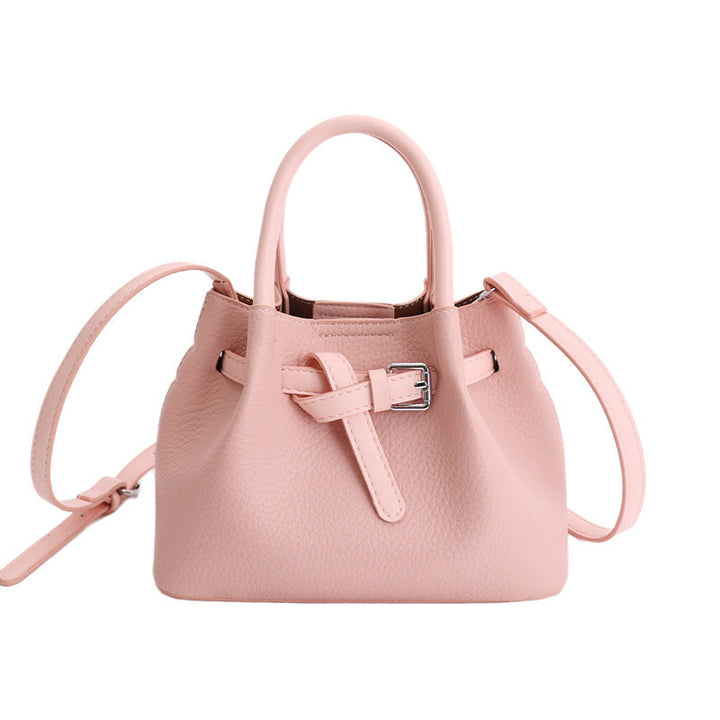 Women Designer Bucket Bag with playful animal charm
