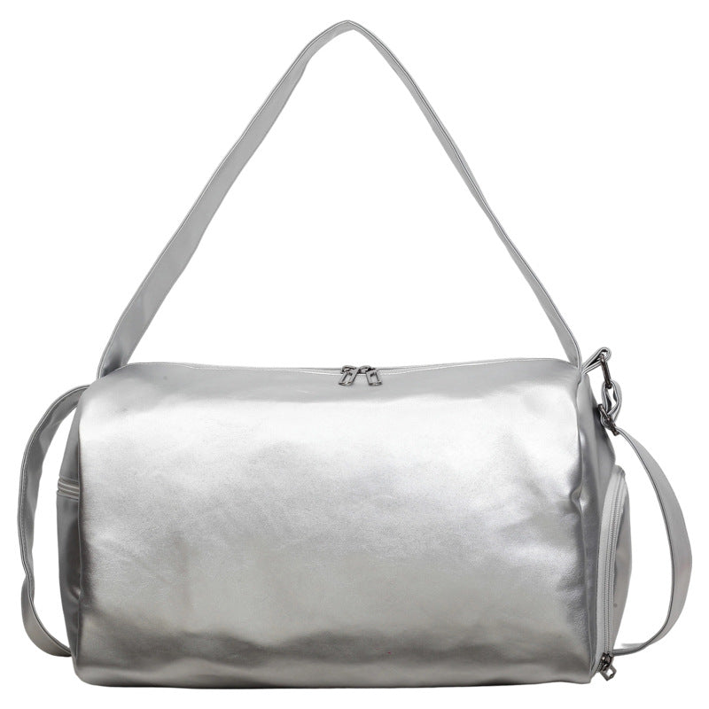 Stylish Leather Duffle Bag