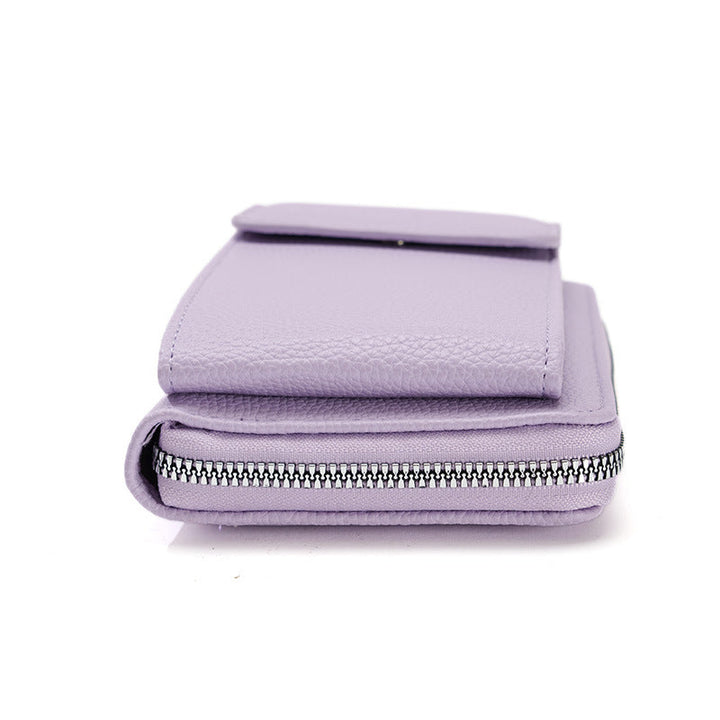 Shoulder bag with phone pocket