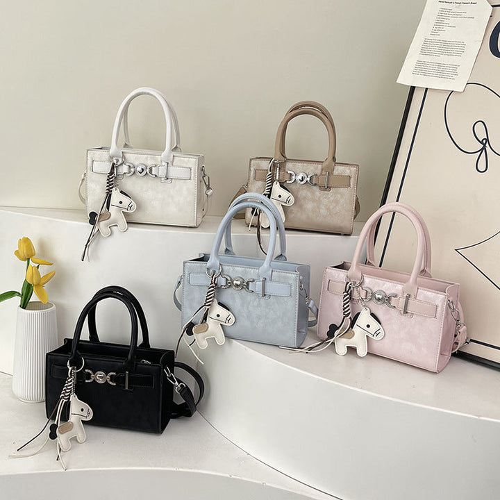 Ladies Mini Handbag with Charming Pendant