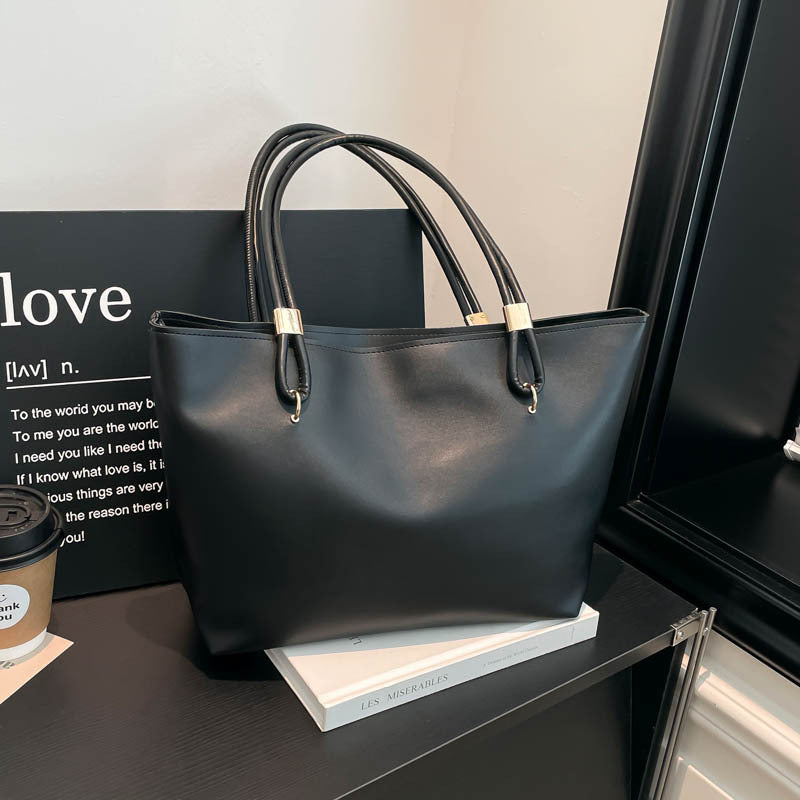 Women elegant tote bag with high-quality carrying handles and practical compartments